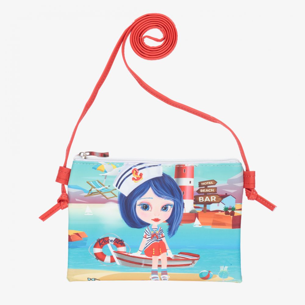 Rosalita Señoritas - Blue Sailor Girl Bag (21cm) | Childrensalon