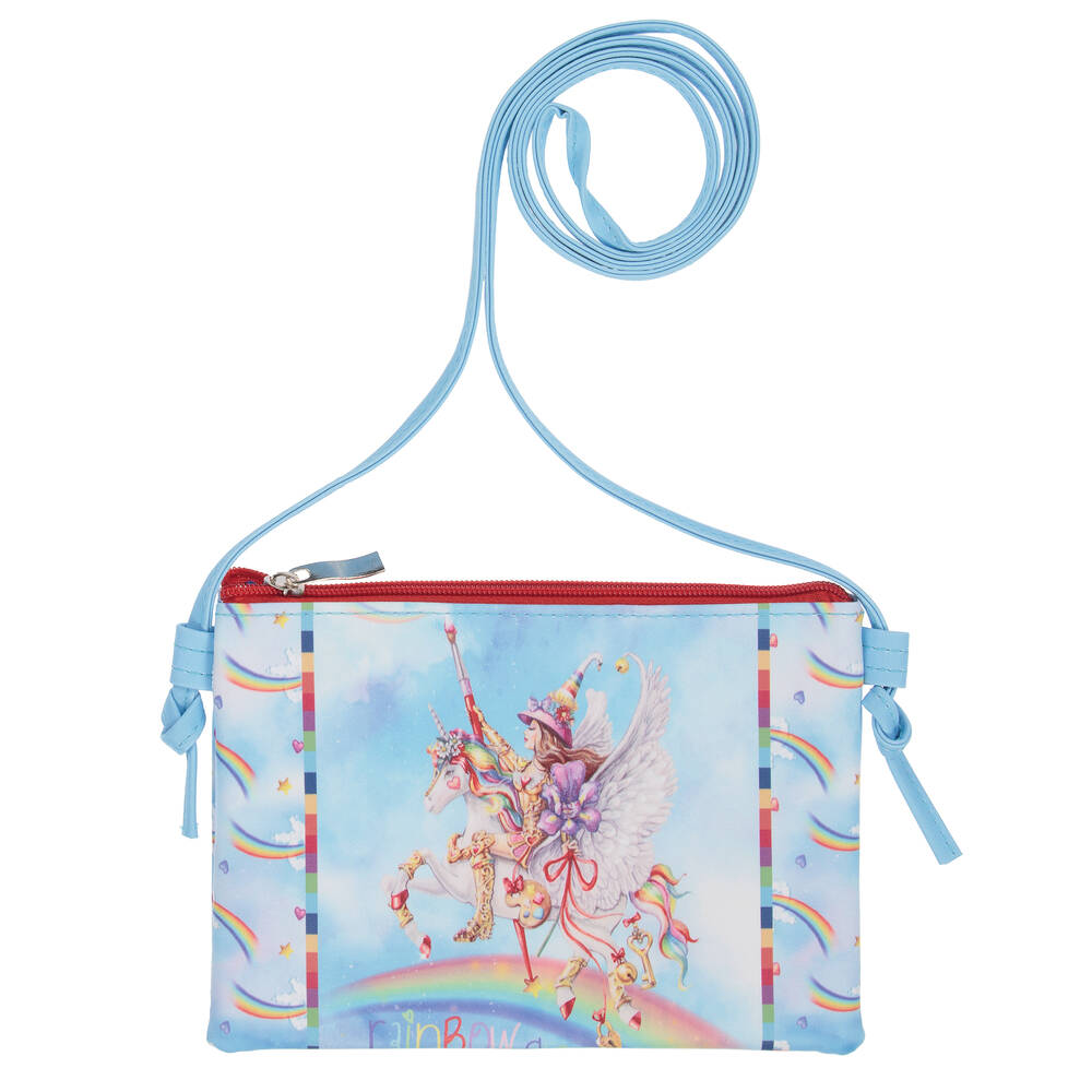 Rosalita Señoritas - Голубая сумочка с единорогами (21 см) | Childrensalon
