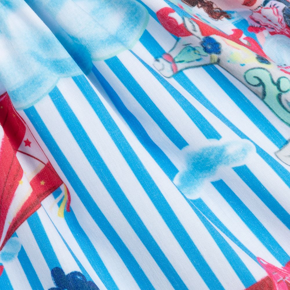 Rosalita Señoritas-تنورة لون أزرق وأبيض بطبعة ملونة | Childrensalon Outlet