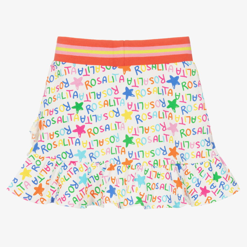 Rosalita Señoritas-Colourful Logo Cotton Skirt | Childrensalon Outlet