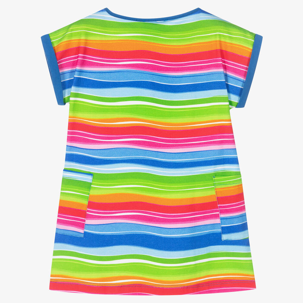 Rosalita Señoritas-Colourful Striped Cotton Dress | Childrensalon Outlet