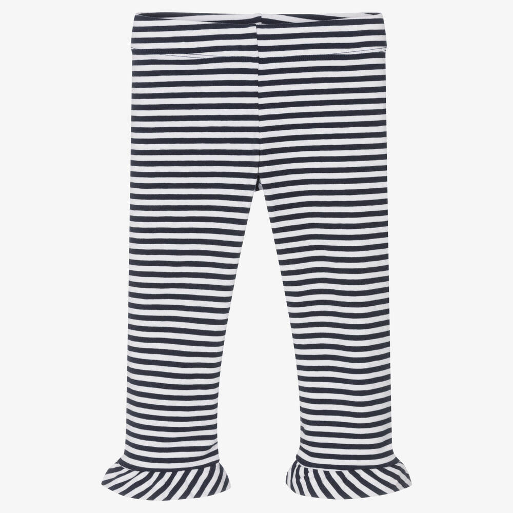 Rosalita Señoritas - Cropped Blue Stripe Leggings | Childrensalon