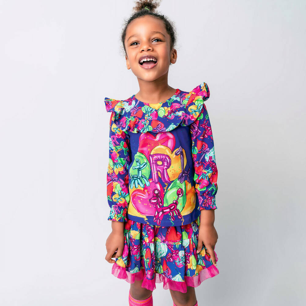 Rosalita Señoritas-Girls Balloon Tunic Top  | Childrensalon Outlet
