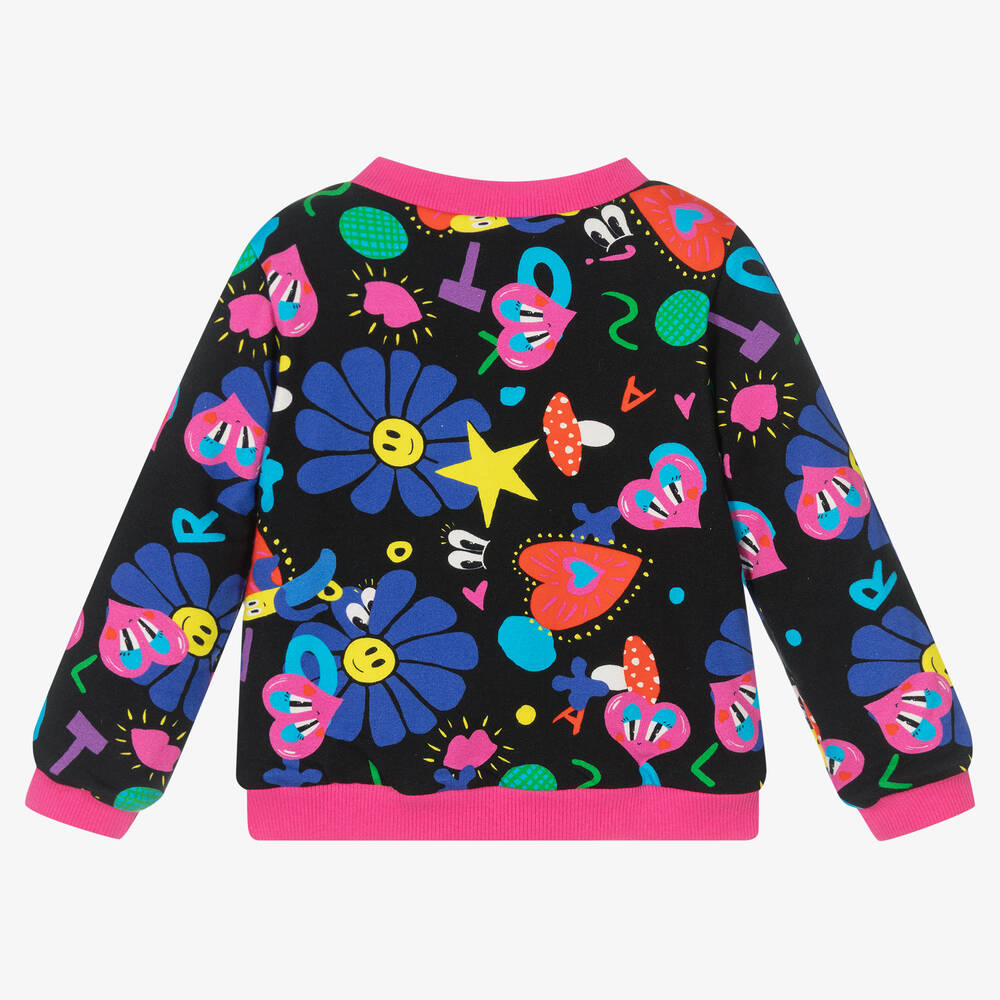 Rosalita Señoritas-Черный хлопковый топ на молнии для девочек | Childrensalon Outlet