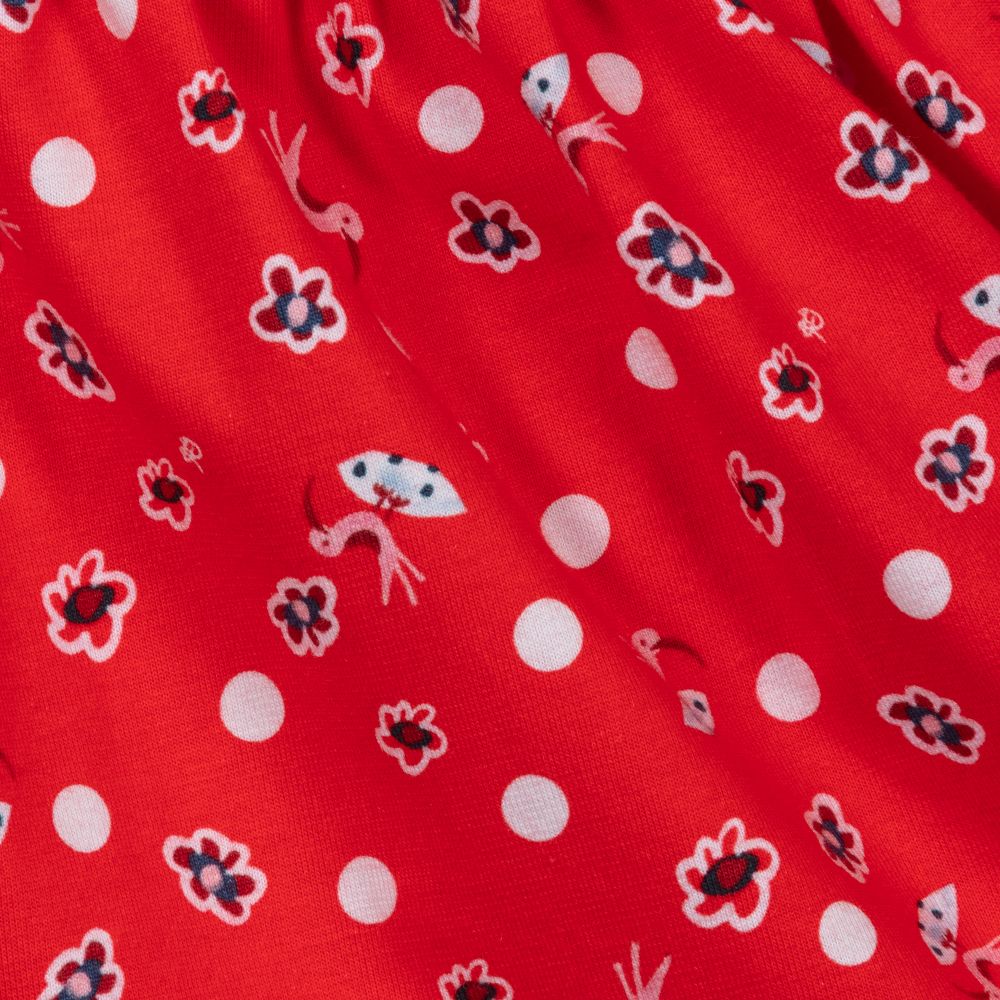 Rosalita Señoritas-Girls Blue & Red Cotton Skirt | Childrensalon Outlet