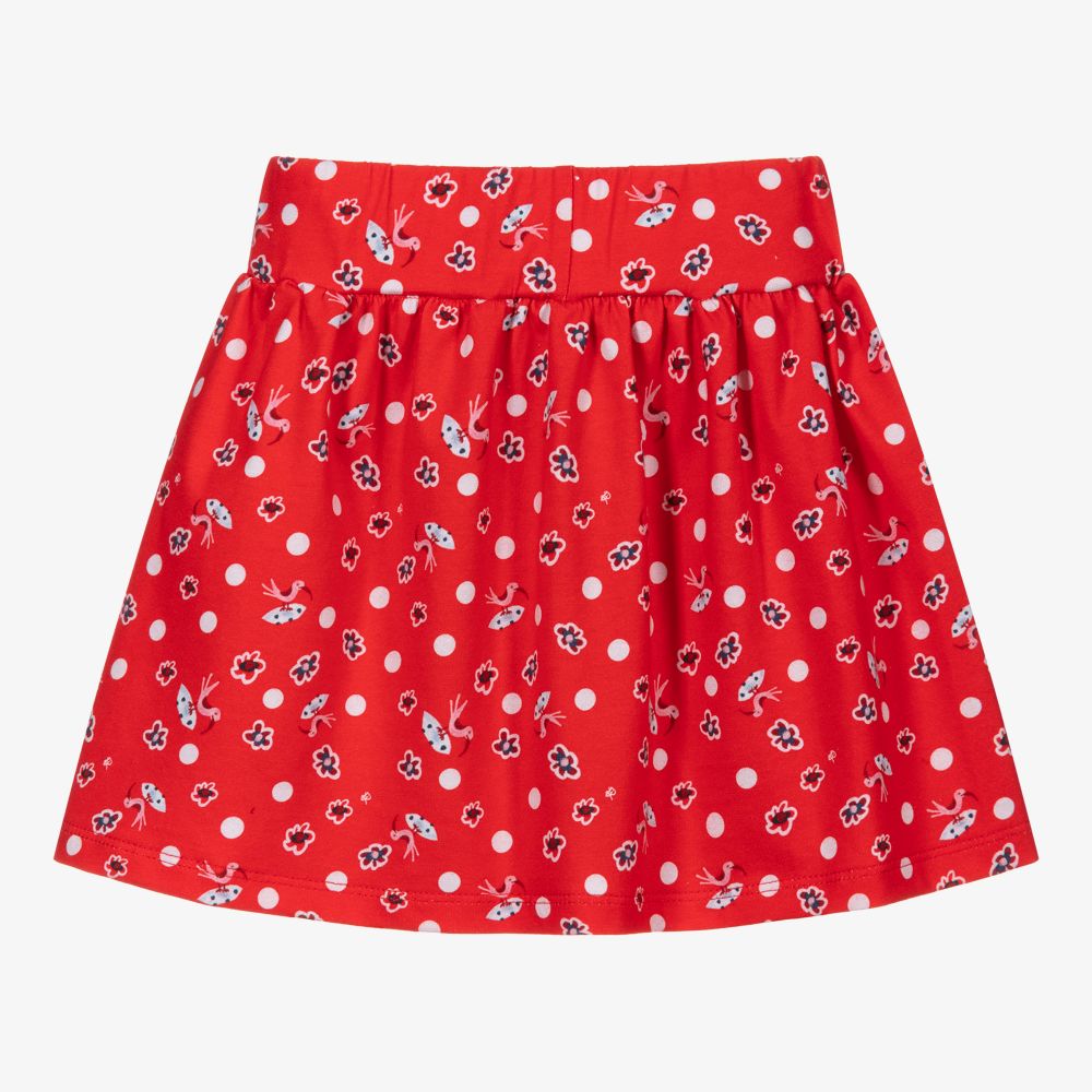 Rosalita Señoritas-Girls Blue & Red Cotton Skirt | Childrensalon Outlet