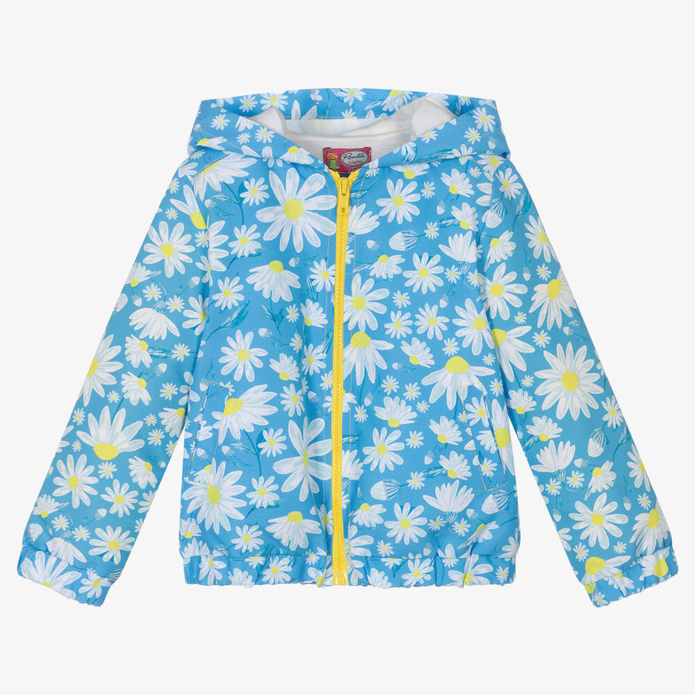 Rosalita Señoritas - Gänseblümchen-Jacke in Blau & Gelb | Childrensalon