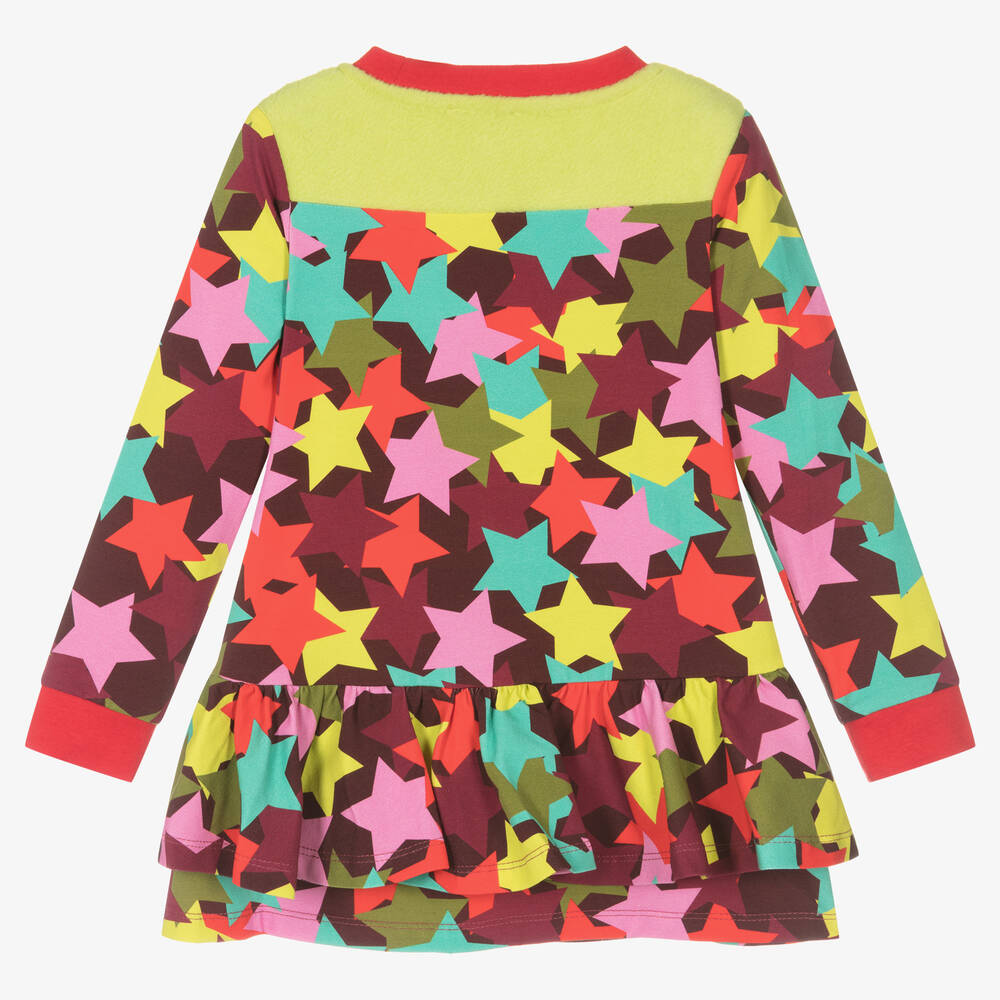 Rosalita Señoritas-Girls Burgundy Red Cotton Star Dress | Childrensalon Outlet