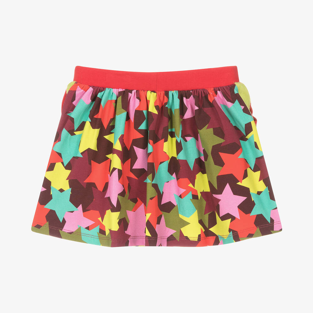 Rosalita Señoritas-Girls Burgundy Red Cotton Star Skirt | Childrensalon Outlet