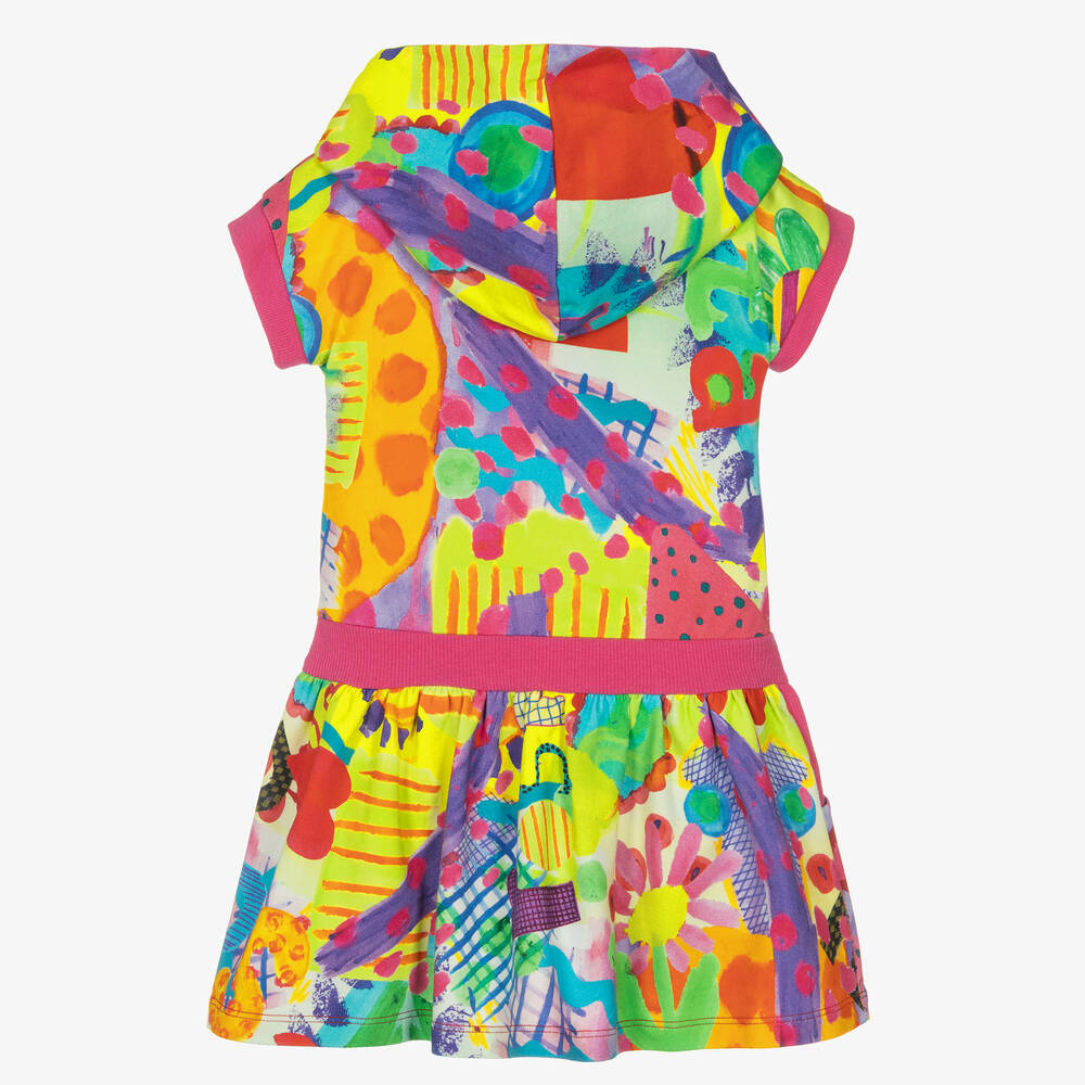 Rosalita Señoritas-Разноцветное хлопковое платье с капюшоном | Childrensalon Outlet