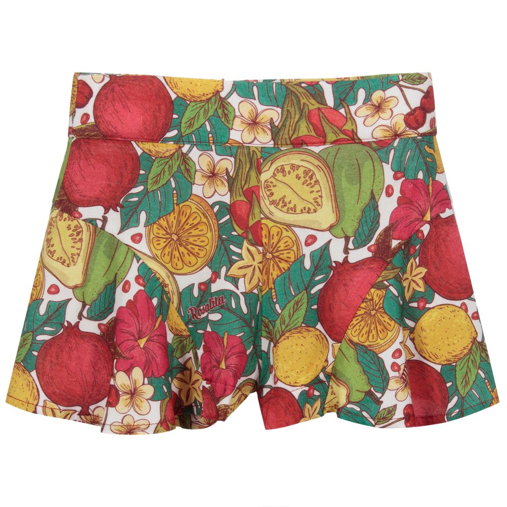 Rosalita Señoritas - Girls Fruit Print Shorts | Childrensalon