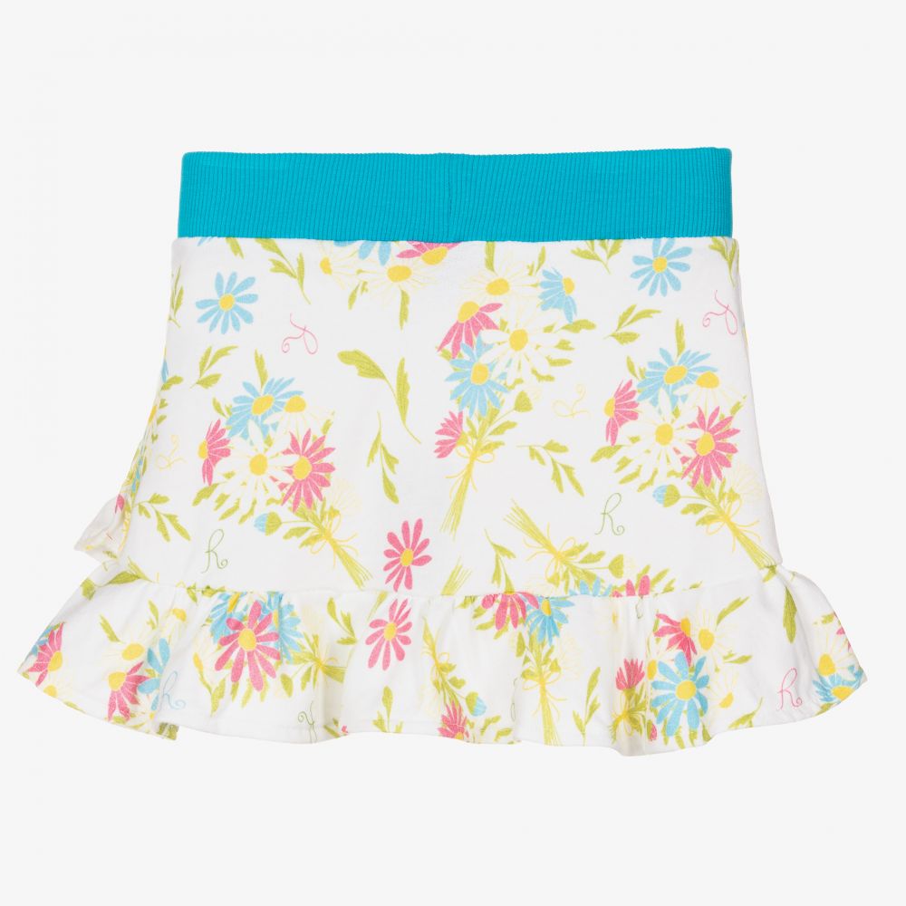 Rosalita Señoritas-Girls Ivory Cotton Skirt | Childrensalon Outlet