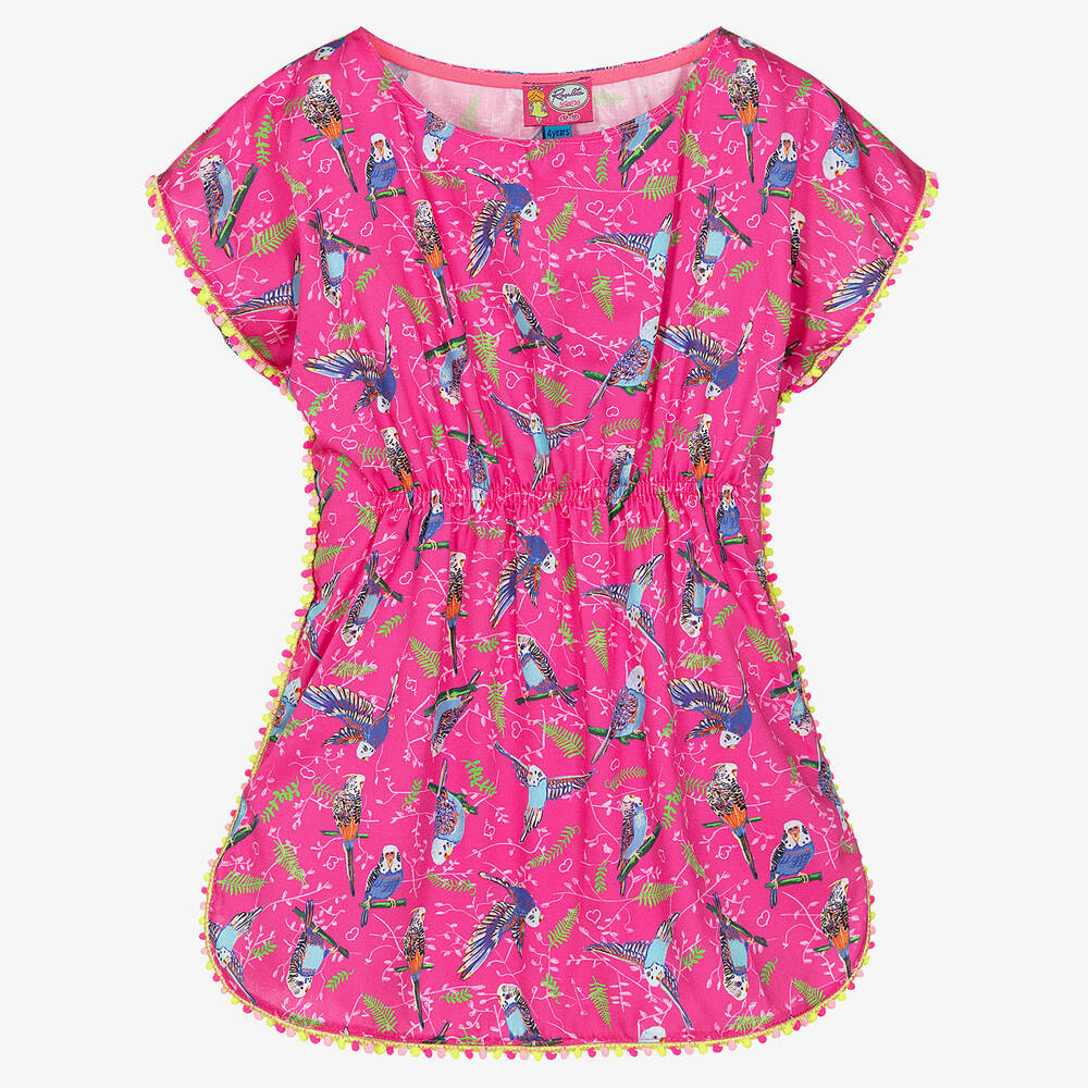 Rosalita Señoritas - Girls Pink Cotton Dress | Childrensalon