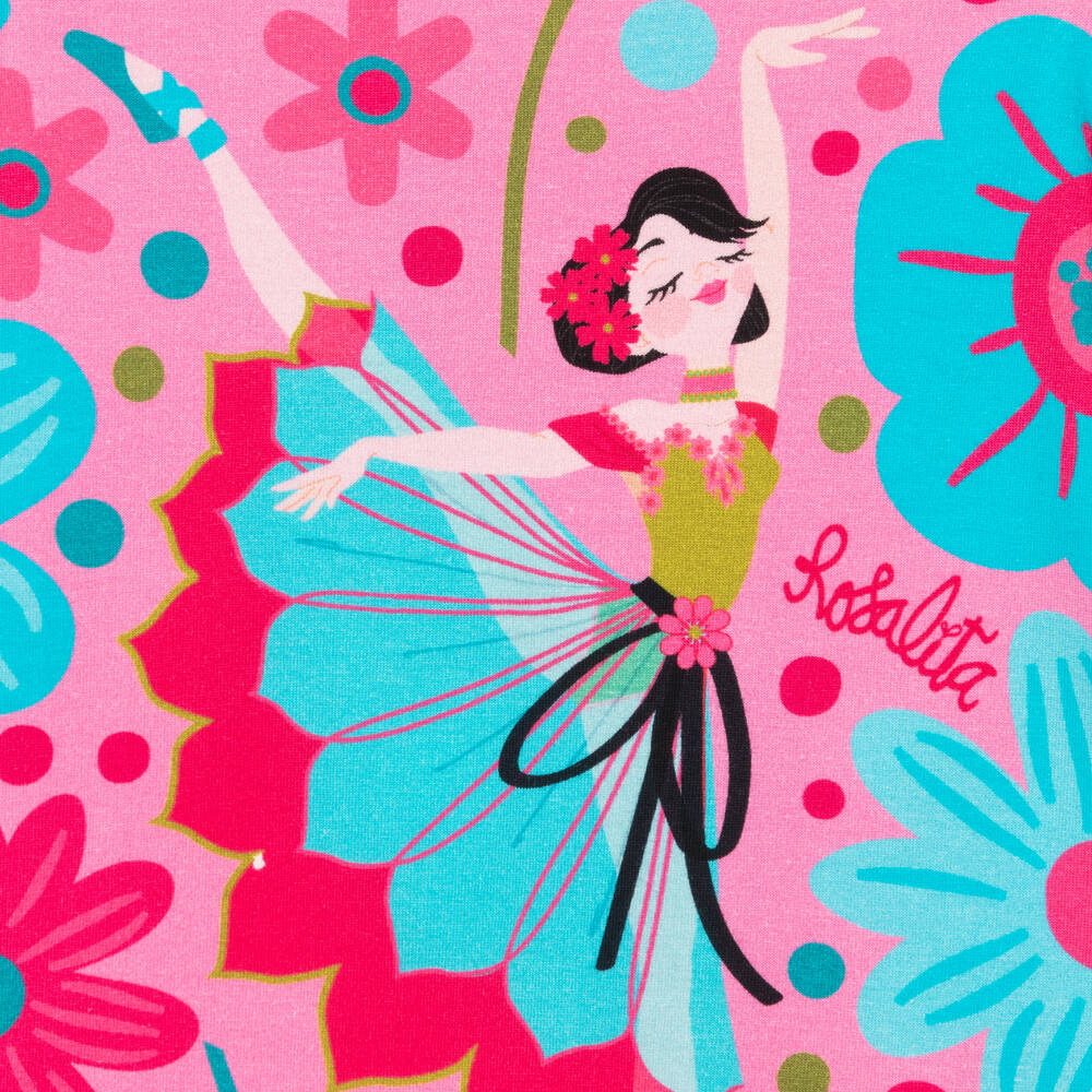 Rosalita Señoritas-توب قطن جيرسي لون زهري للبنات | Childrensalon Outlet