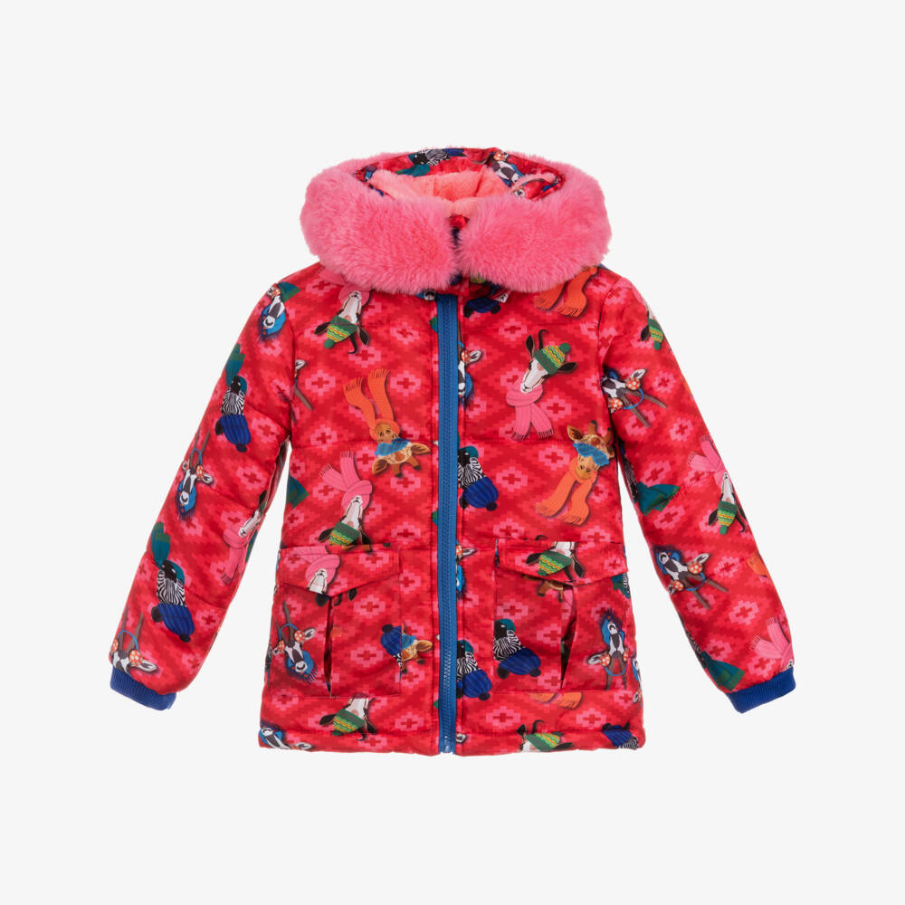 Rosalita Señoritas-معطف مبطن واقي لون زهري للبنات | Childrensalon Outlet