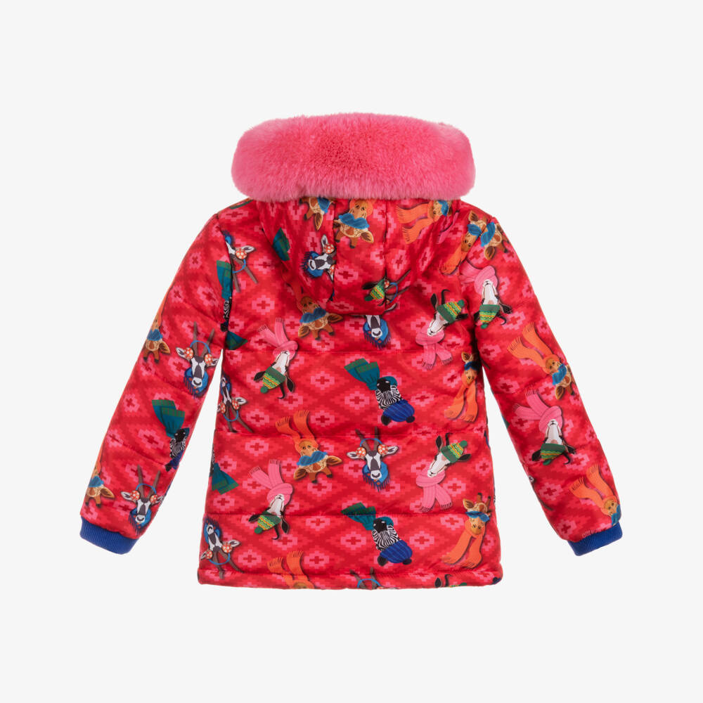 Rosalita Señoritas-Girls Pink Padded Coat | Childrensalon Outlet