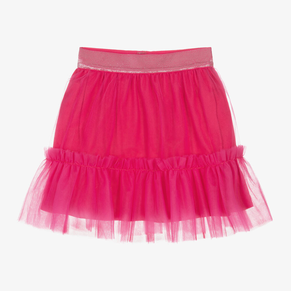 Rosalita Señoritas - Jupe rose en tulle à volants fille | Childrensalon