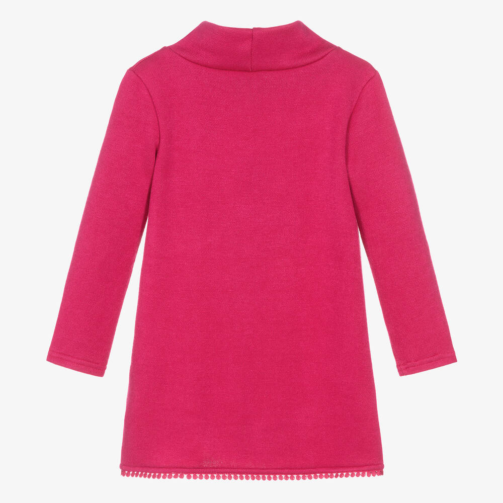 Rosalita Señoritas-Розовое платье из вискозы со стоячим воротником | Childrensalon Outlet