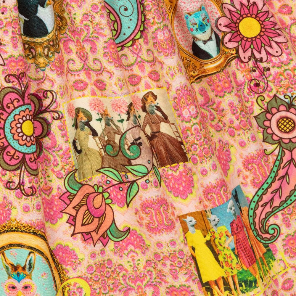 Rosalita Señoritas-Розово-желтое платье для девочек | Childrensalon Outlet