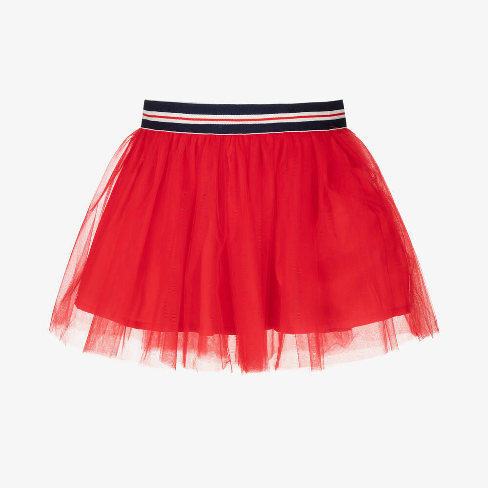 Rosalita Señoritas - Girls Red Tulle Tutu Skirt | Childrensalon