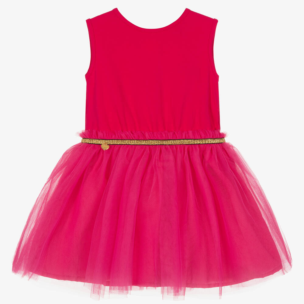 Rosalita Señoritas - Robe rose sans manches en tulle | Childrensalon