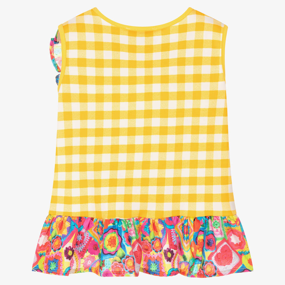 Yellow gingham blouse 2025