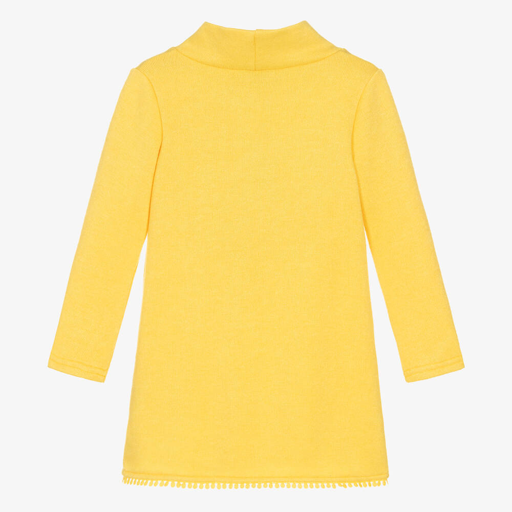 Rosalita Señoritas-Желтое платье из вискозы со стоячим воротником | Childrensalon Outlet