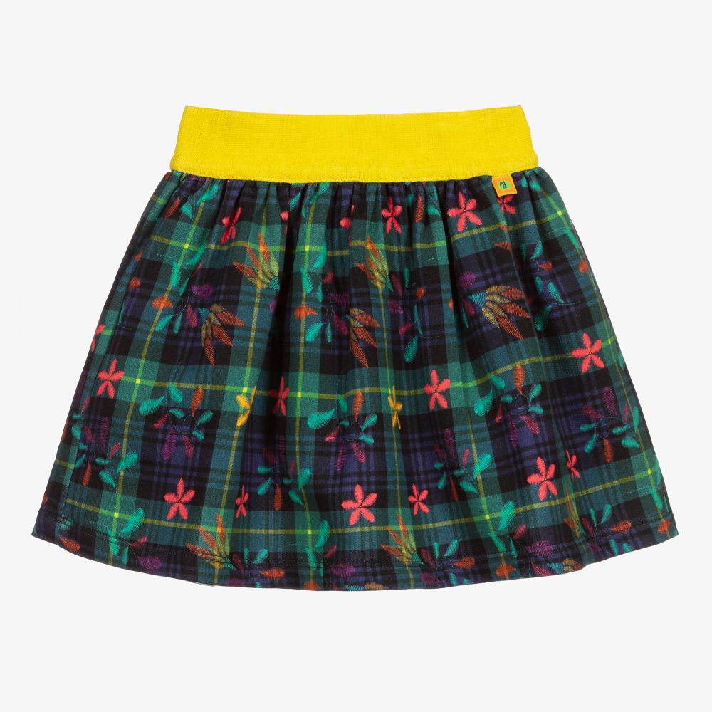 Rosalita Señoritas - Green Tartan Print Skirt | Childrensalon