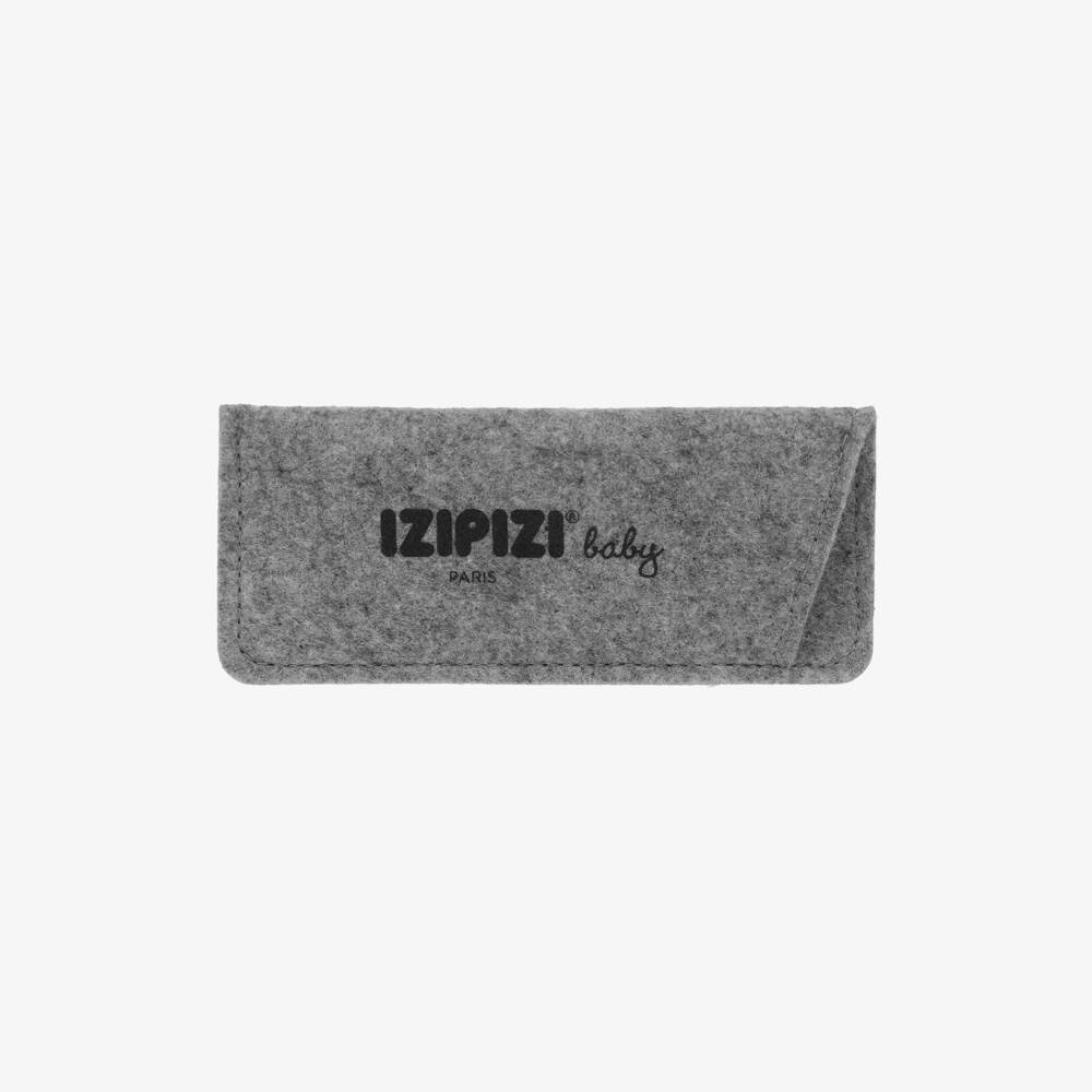 IZIPIZI-Round Navy Blue UV Protective Sunglasses | Childrensalon Outlet