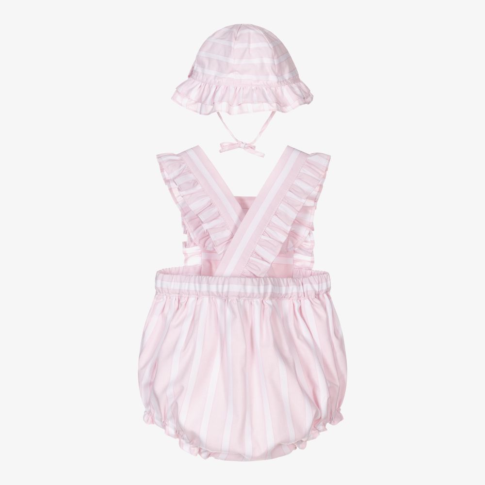 Sarah Louise-Baby Girls Pink Shortie Set | Childrensalon Outlet