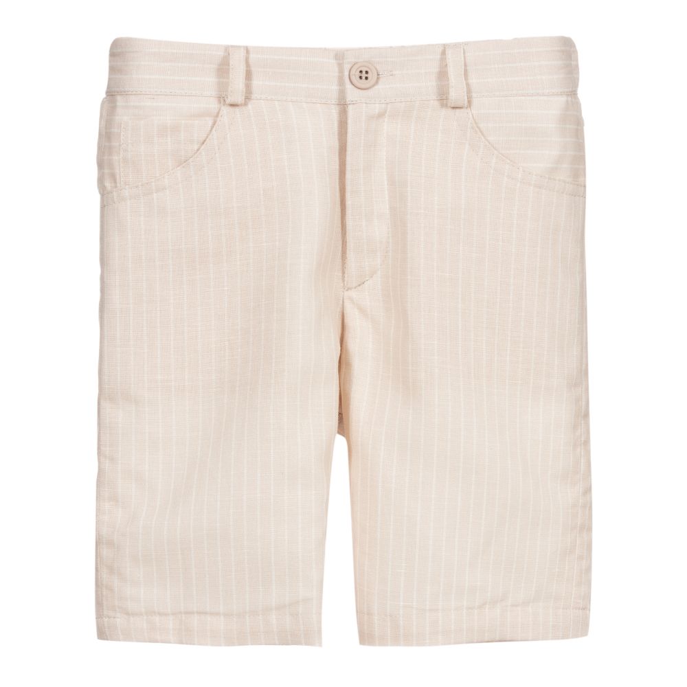 Sarah Louise - Beige Cotton Shorts | Childrensalon