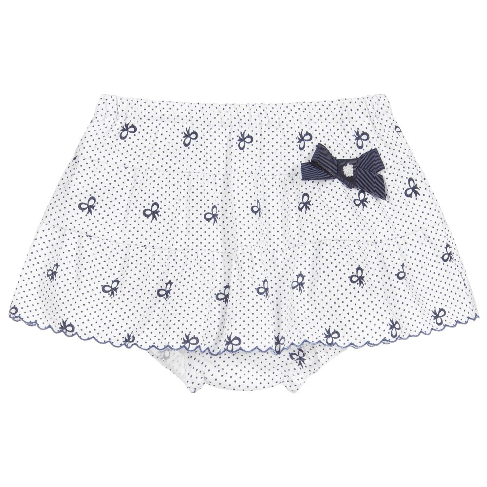 Sarah Louise - Blue & White Baby Skirt | Childrensalon