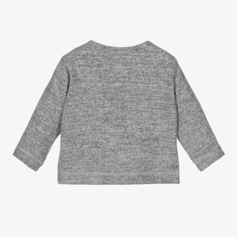 Sarah Louise-Boys Grey Cotton Top | Childrensalon Outlet