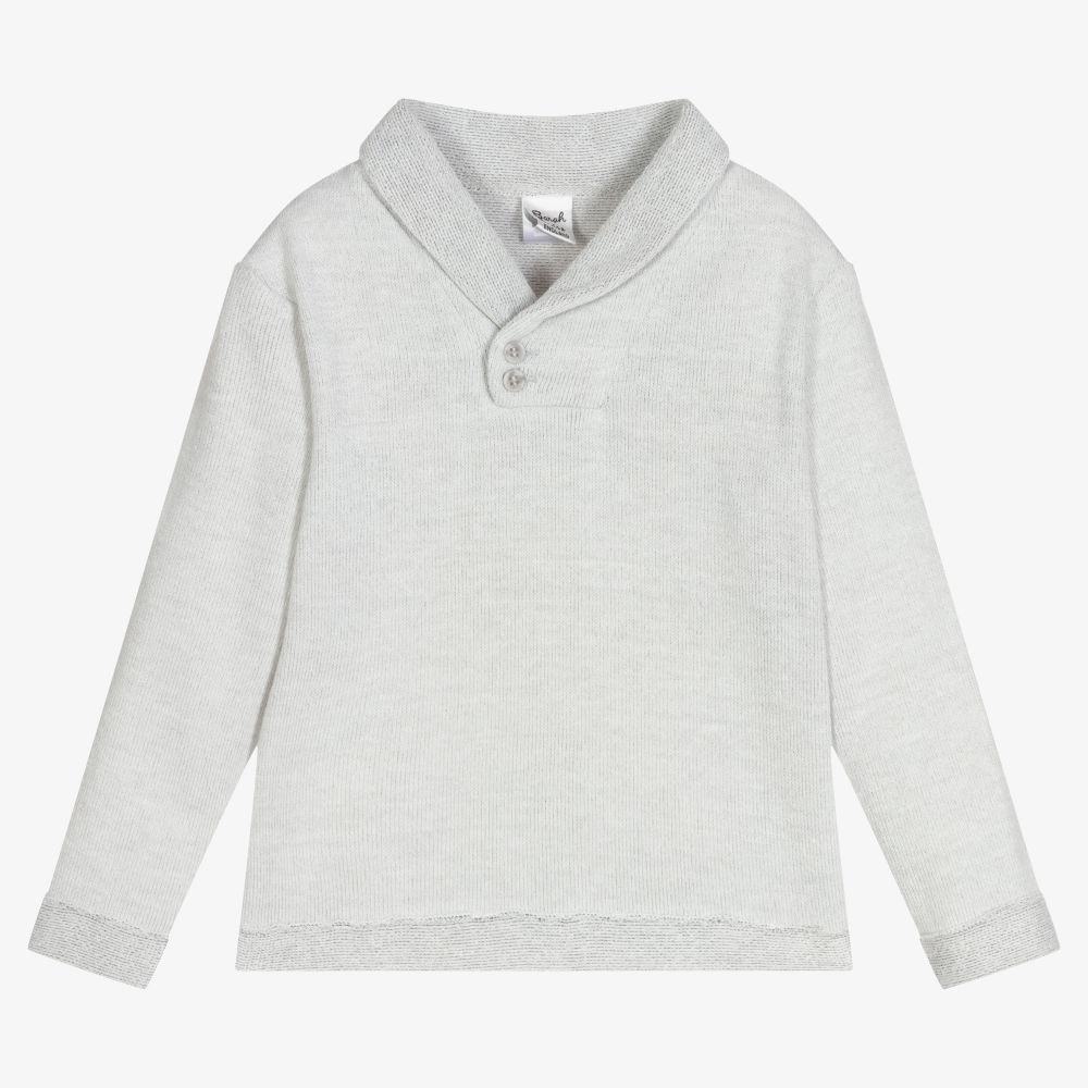 Sarah Louise - Boys Grey Sweater | Childrensalon