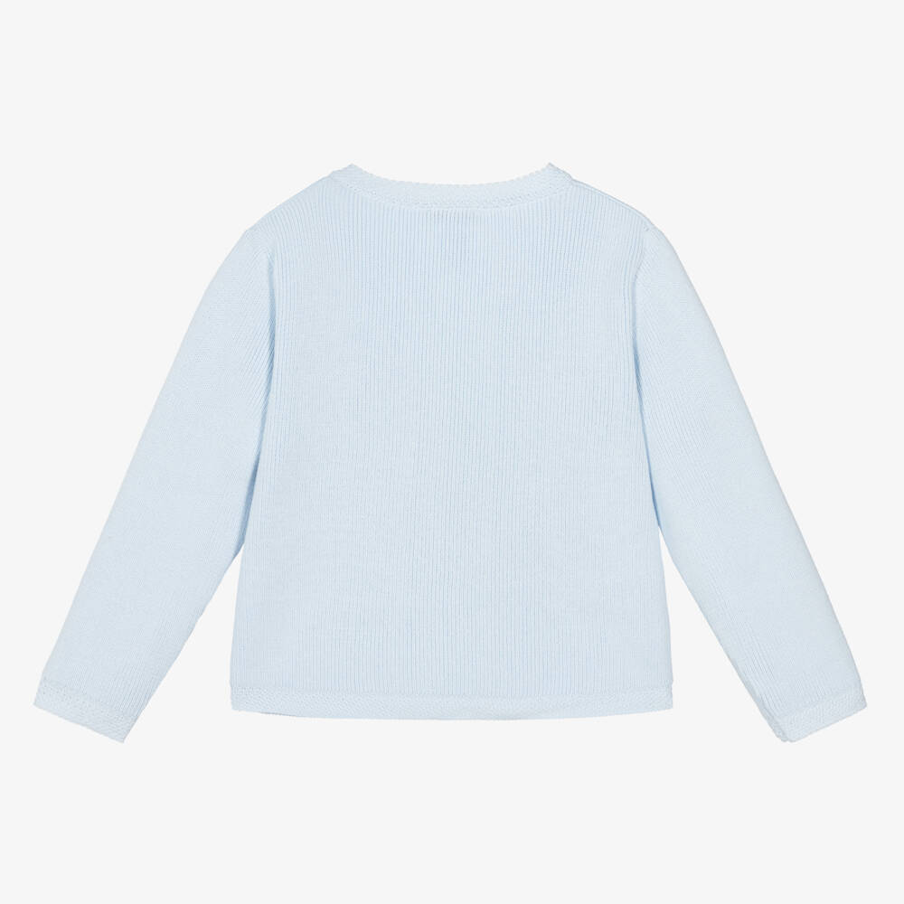 Sarah Louise-Boys Sky Knit Cardigan | Childrensalon Outlet