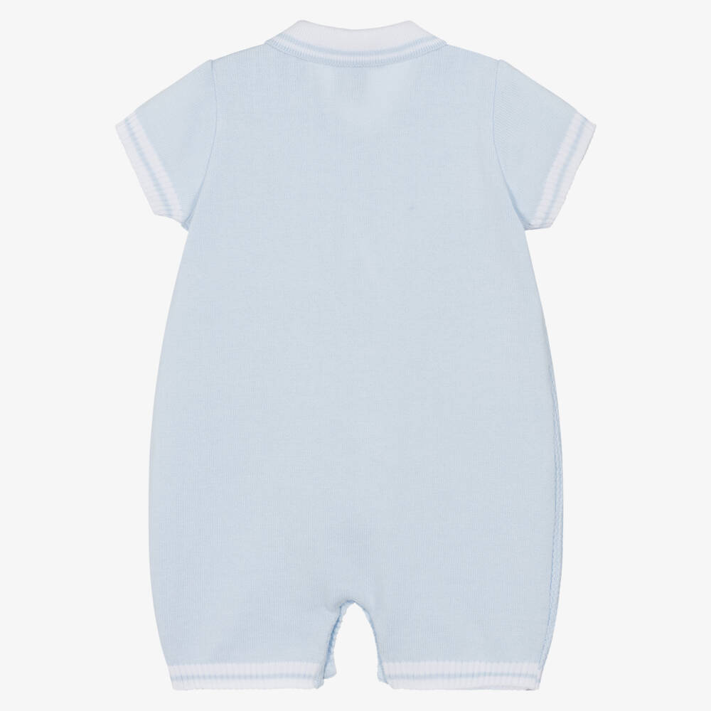 Sarah Louise-Boys Soft Blue Knit Shortie | Childrensalon Outlet