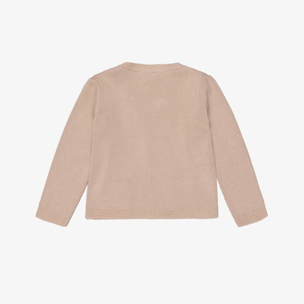 Sarah Louise-Cotton Knit Cardigan | Childrensalon Outlet
