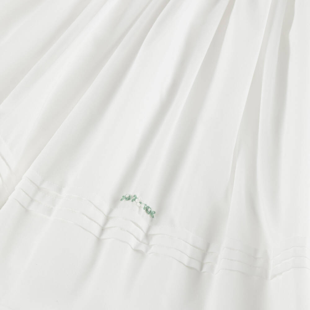 Sarah Louise-Exclusive Ivory & Sage Smocked Ls Dress | Childrensalon Outlet