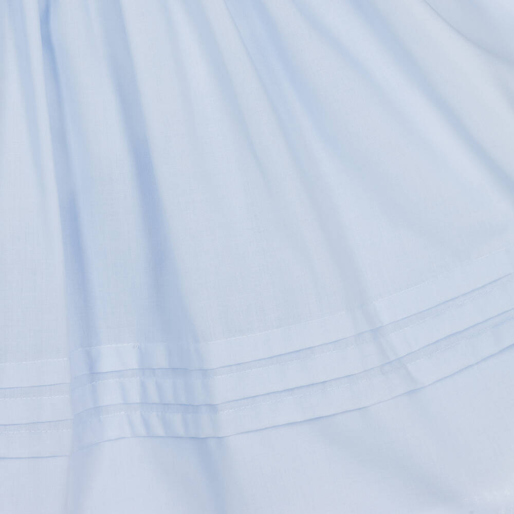 Sarah Louise-Girls Blue Cotton Hand-Smocked Dress | Childrensalon Outlet