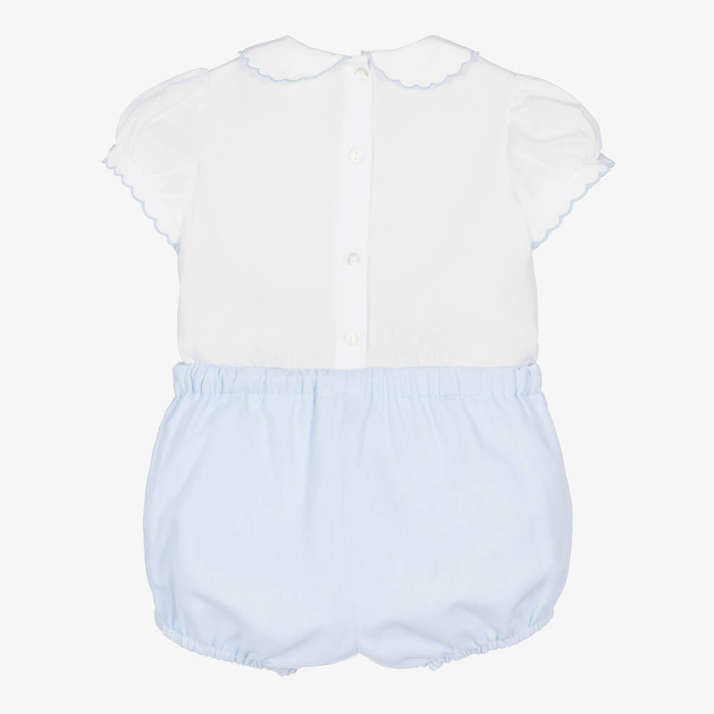 Sarah Louise-بدلة زرقاء مطوية للبنات | Childrensalon Outlet
