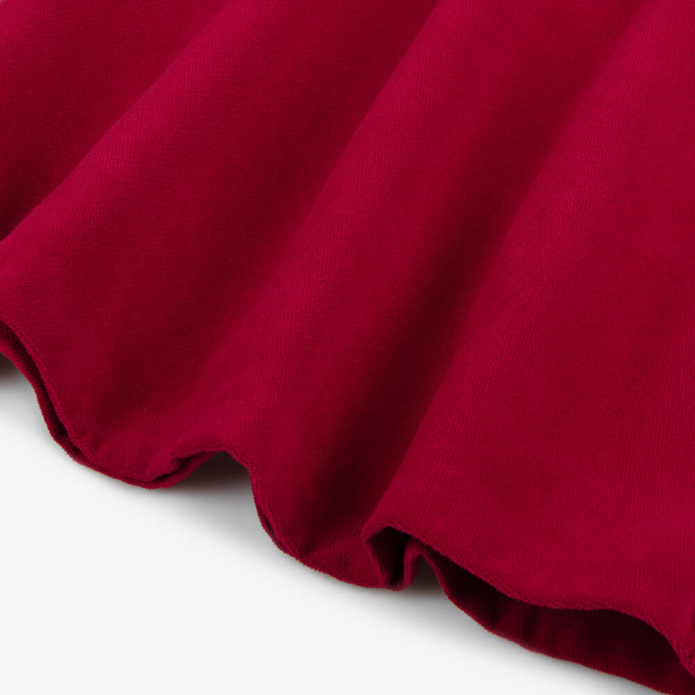 Sarah Louise-Girls Burgundy Velveteen Smocked Dress | Childrensalon Outlet