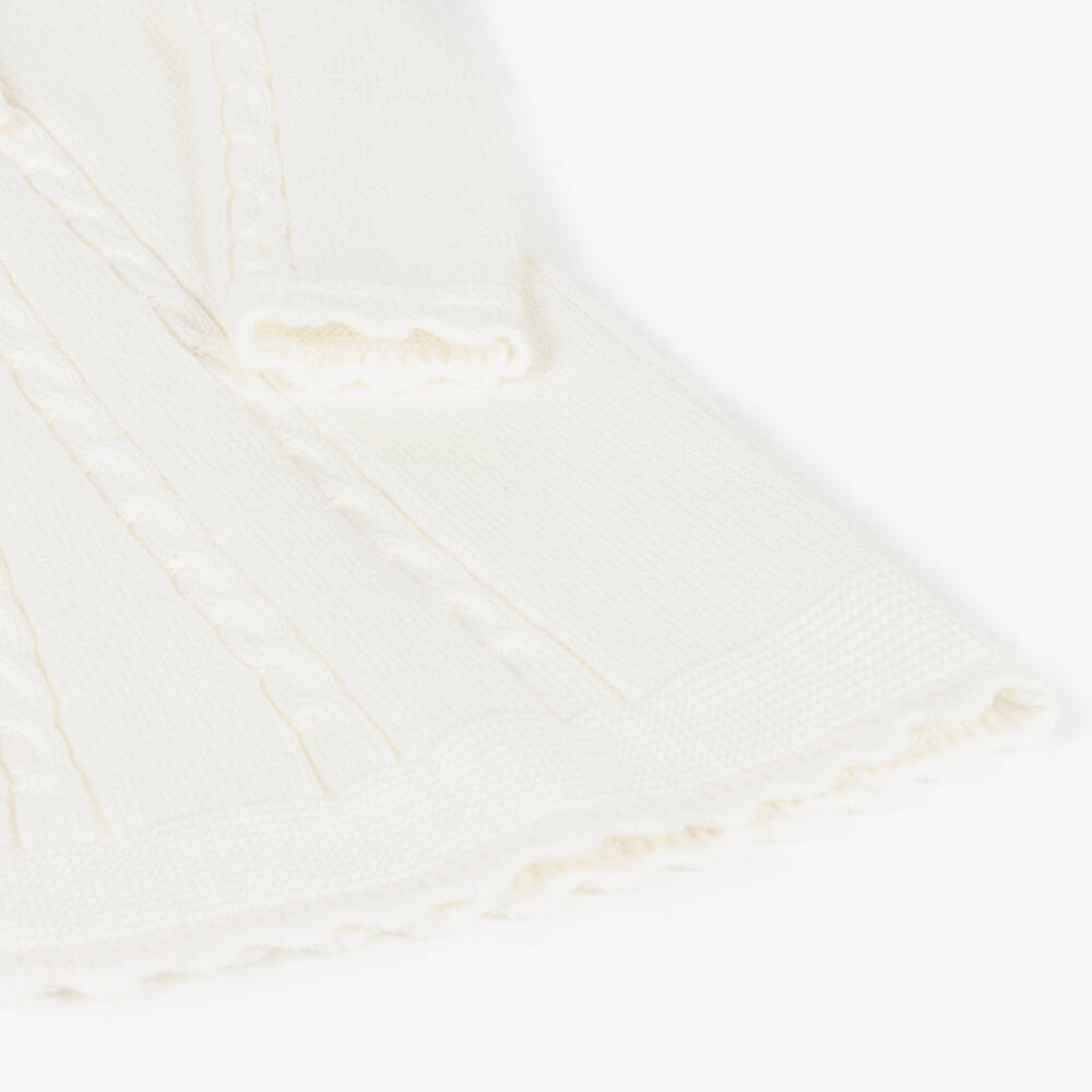 Sarah Louise-Girls Cream Cable Knit Dress | Childrensalon Outlet