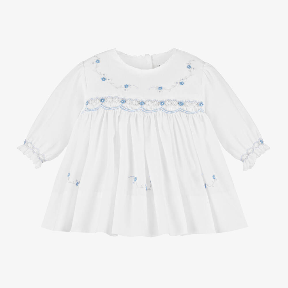 Sarah Louise-Girls Ivory Handcrafted Dress | Childrensalon Outlet