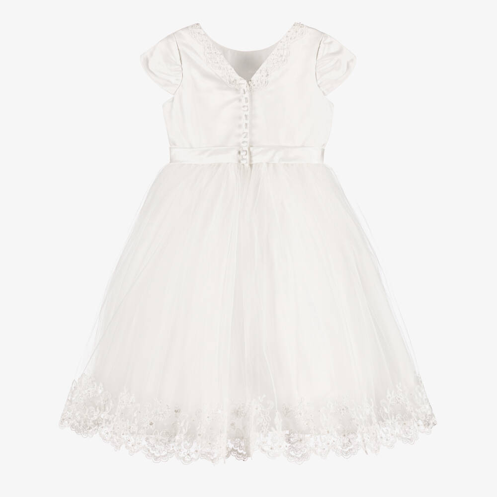 Sarah Louise-Girls Ivory Tulle Dress | Childrensalon Outlet