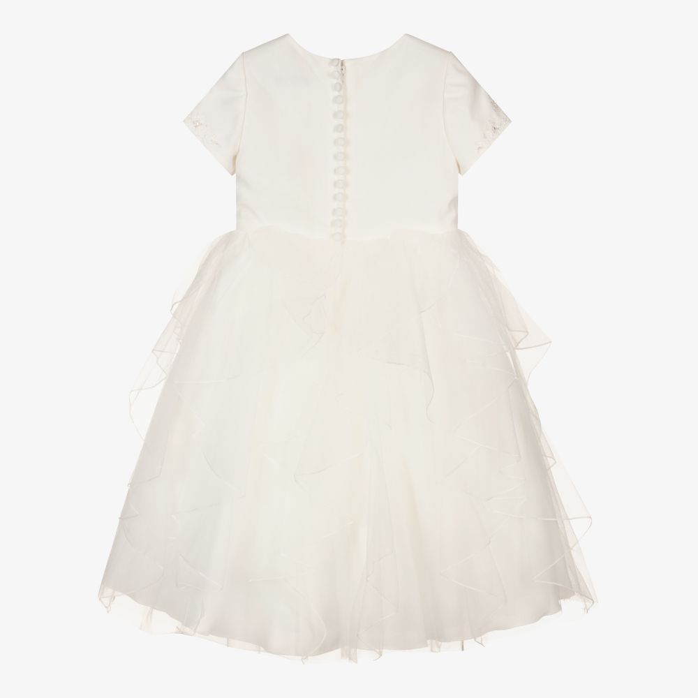 Sarah Louise-Girls Ivory Tulle Dress | Childrensalon Outlet