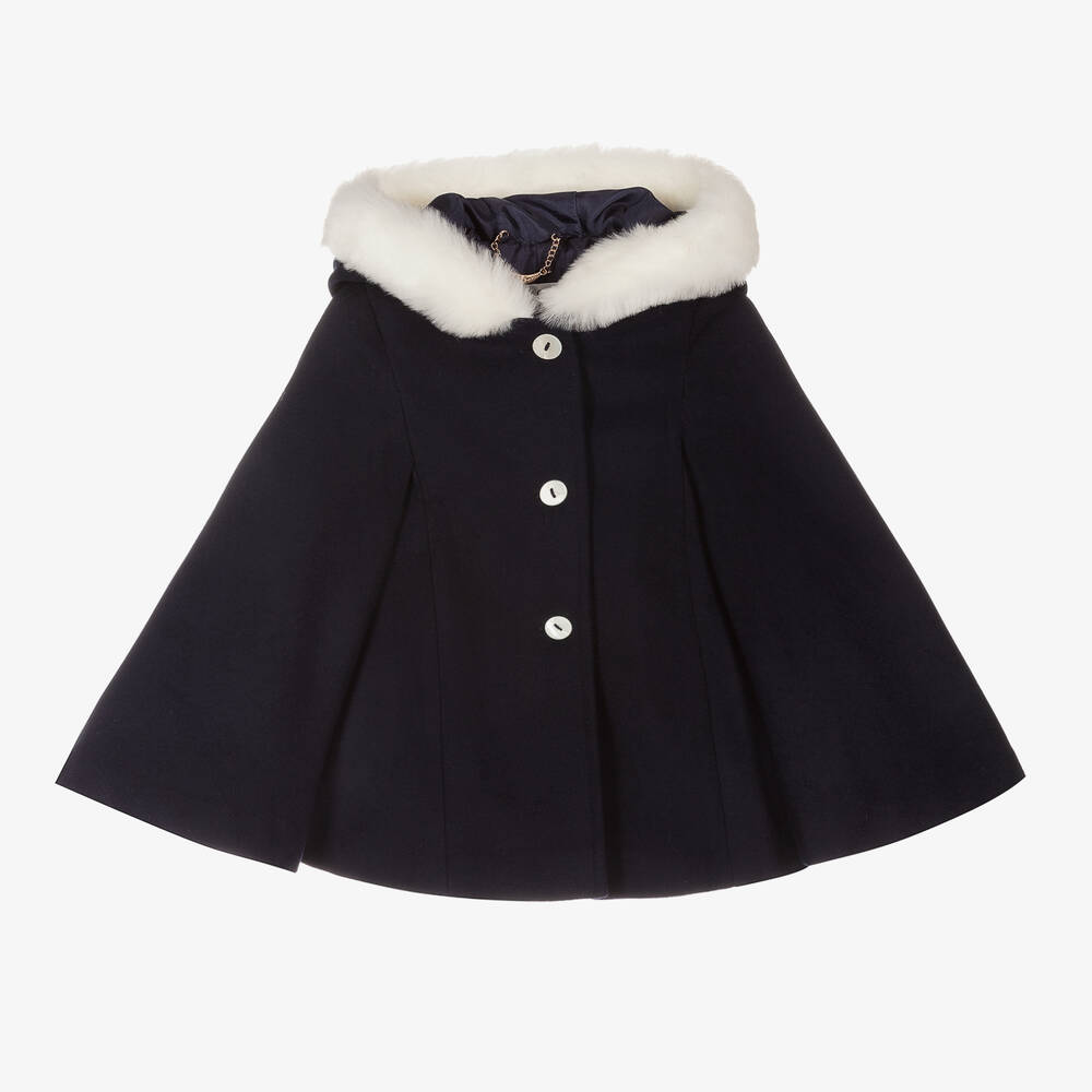 Sarah Louise - Navyblaues Cape (M) | Childrensalon