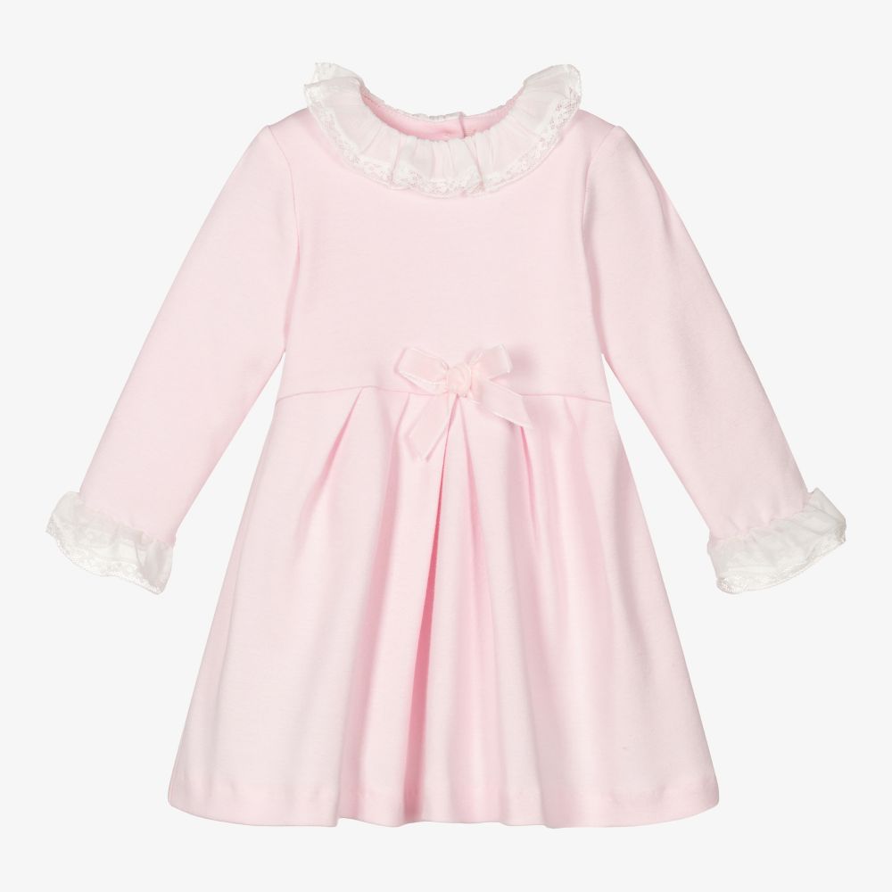 Sarah Louise - Rosa Kleid aus Baumwolljersey (M) | Childrensalon