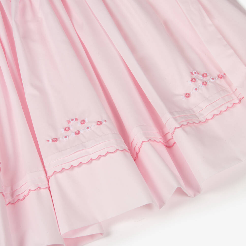 Sarah Louise-Girls Pink Hand-Smocked Dress | Childrensalon Outlet