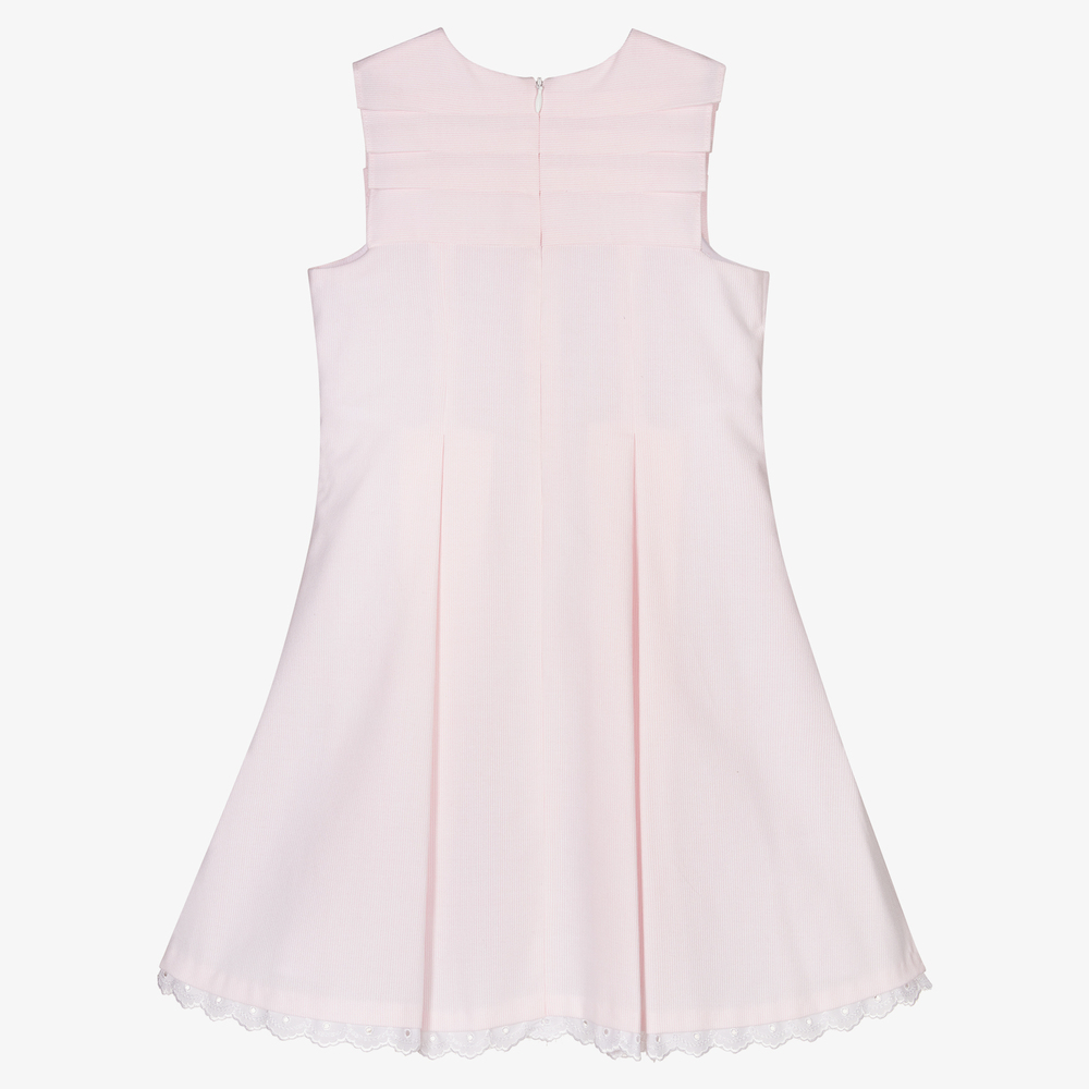 Sarah Louise-Girls Pink Pleated Dress | Childrensalon Outlet