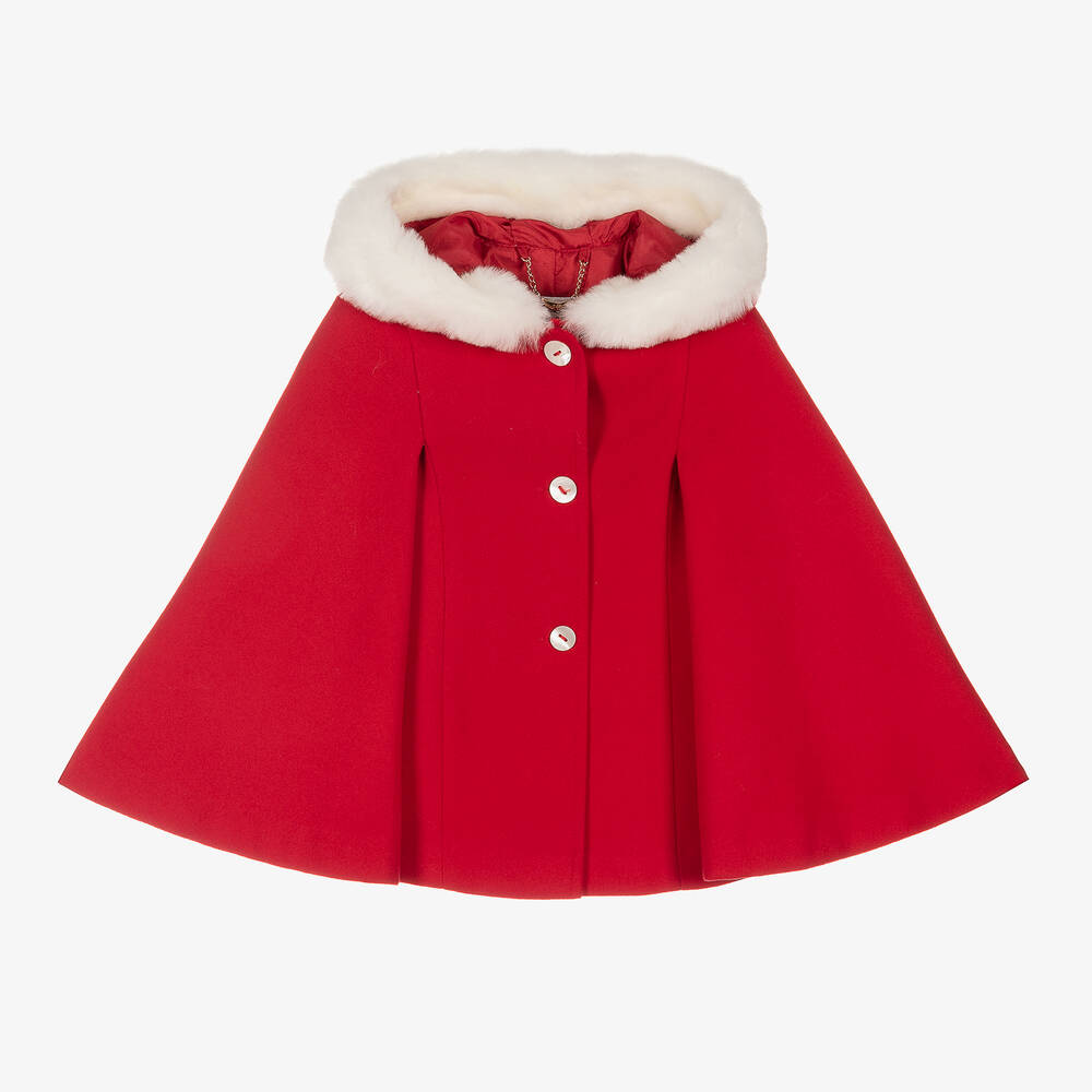 Sarah Louise - Rotes Cape für Mädchen | Childrensalon